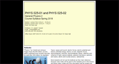 Desktop Screenshot of physics25.com