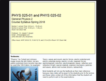Tablet Screenshot of physics25.com
